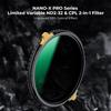 72mm Variable ND2-32+CPL 2-in-1 Filter & MCUV Lens Filters Kit (2 Pcs) 1-5 Stops Adjustable ND & CPL 2-in-1 & MCUV Lens Protection Filter view 2