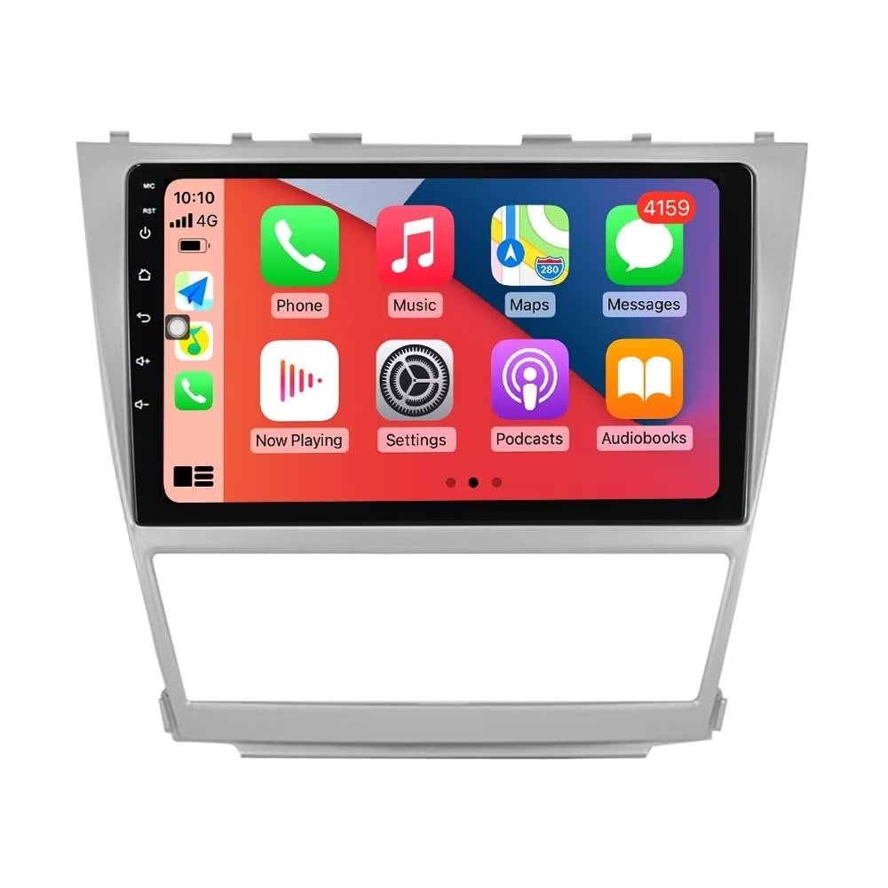 10.1" 2+32GB Touch Screen Android Car Radio for Toyota Camry 2007-2011 Stereo Dash Kit Built-in Car-Play Android Auto GPS Navigation,Support FM/SWC/Rear View