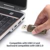 INLAND Micro Center Super Speed 20 Pack 32GB USB 3.0 Flash Drive Memory Stick Thumb Drive Data Storage Jump Drive Bulk, Much Faster Than USB2.0 Flash Drive, Brown view 4