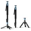 SIRUI AM-404FL Camera Monopod with Feet, 74.8 Inch Aluminum Video Monopod with Removable Base, Slim and Lightweight, Max Load 26.4lbs, 360Panorama Panning, 4-Section for Canon Nikon Sony view 1