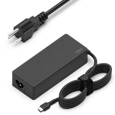 100W 90W USB C Laptop Charger for Lenovo Thinkpad Carbon x1 5th 6th Gen IdeaPad 13" 720 Y400 Y500 P580 P500 Yoga 370 X280 X390 X395 910 920 ThinkPad X1 Power Cord for HP Spectre Envy Chromebook X360