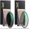 72mm Variable ND2-32 Filter & CPL Lens Filters Kit (2 Pcs) 1-5 Stops Adjustable ND Circular Polarizing Lens Filter view 1