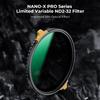 72mm Variable ND2-32 Filter & CPL Lens Filters Kit (2 Pcs) 1-5 Stops Adjustable ND Circular Polarizing Lens Filter view 2