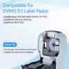 KCMYTONER 6 Pack Compatible for Dymo D1 Label Maker Tape 53713 S0720930 Black on White Label Tape 24mm 1 Inch for LabelManager 400 450 450D 500TS PnP Wireless PC II view 2