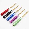 Drone Accessories 5PCS 0.9mm /1.27mm /1.3mm /1.5mm /2.0mm Hex Screw Driver Screwdriver Set RC Metal Hex Screw Driver Repair RC Tool Kit view 1