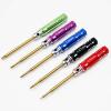 Drone Accessories 5PCS 0.9mm /1.27mm /1.3mm /1.5mm /2.0mm Hex Screw Driver Screwdriver Set RC Metal Hex Screw Driver Repair RC Tool Kit view 2