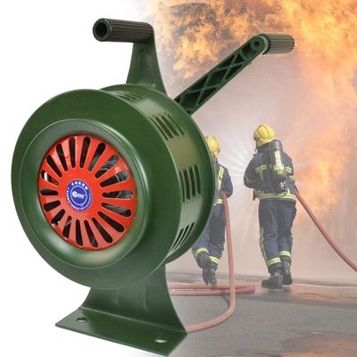 IINCOOY Wall-Mounted Hand Siren Air Raid Siren Hand Crank, 120dB Manual Operated Siren Horn, Self Protection Emergency Siren Aluminum Alloy Crank