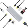USB C Hub, TOTU 9-in-1 USB C Adapter with 4K HDMI, 100W PD Charging, SD/TF Card Reader, USB 3.0/2.0 Portsfor USB C Laptops and Other Type C Devices view 1