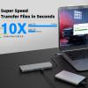USB C Hub, TOTU 9-in-1 USB C Adapter with 4K HDMI, 100W PD Charging, SD/TF Card Reader, USB 3.0/2.0 Portsfor USB C Laptops and Other Type C Devices view 3