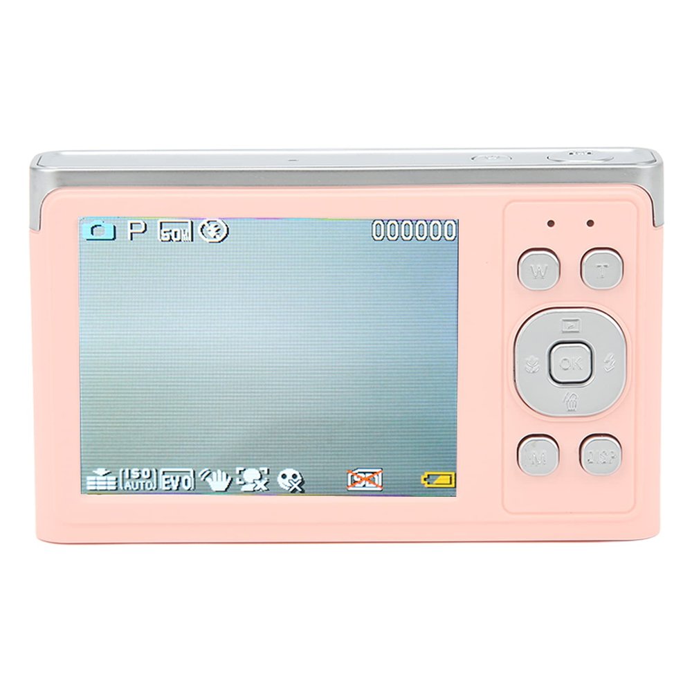 UPQRSG 4K Digital Camera, 2.88in IPS HD AF Autofocus Digital Camera, Mirrorless Compact Video Camera, 16X Zoom 50MP Vlogging Camera, for Macro Shooting(Pinkest)