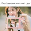 UPQRSG 4K Digital Camera, 2.88in IPS HD AF Autofocus Digital Camera, Mirrorless Compact Video Camera, 16X Zoom 50MP Vlogging Camera, for Macro Shooting(Pinkest) view 2