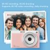 UPQRSG 4K Digital Camera, 2.88in IPS HD AF Autofocus Digital Camera, Mirrorless Compact Video Camera, 16X Zoom 50MP Vlogging Camera, for Macro Shooting(Pinkest) view 4
