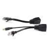 DAGIJIRD 2PCS PoE Injector and PoE Splitter Kit with 5.5x2.1 mm DC Connector RJ45 Power Over Ethernet view 2
