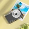 UPQRSG 4K Digital Camera, 2.88in IPS HD AF Autofocus Digital Camera, Mirrorless Compact Video Camera, 16X Zoom 50MP Vlogging Camera, for Macro Shooting(Black) view 3