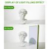 Andoer Photography Reflector Cardboard, 3 in 1 Light Reflector Light, Foldable Light Diffuser Board, Light Reflector Cardboard for Product Photography, Video Recording Lighting, Green and White/Black view 3