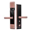 HAvern Smart Lock Fingerprint Password Card Key Unlocking Smart Biometric Fingerprint Door Lock Electronic Digital Lock (Color : Rojo) view 2