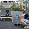 Pilipane 17MM Sewer Camera Handheld with 4 3in Monitor 30m Cable, Versatile Pipe Inspection Tool, Pipe Inspection Equipment for Drain Washing Machine view 2