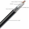 MPD Digital LMR400 Ultra Low Loss Cable Connects an External Antenna to WiFi, Router, Radio or Antenna - N Male - BNC Male Connectors (3ft) view 3
