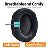 TRANSTEK Replacement Earpads Compatible with Bose 700 NC700 Headphones, Ear Pads Cushions with High-Density Noise Isolation Foam, Added Thickness - Comfort Mesh view 3