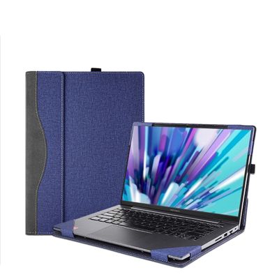 15.6-inch Laptop Cover Case for ASUS VivoBook 15 X1502 M1502 X1504 X1500,Detachable PU Leather Protective Shell Laptop Sleeve Accessory Bag (Dark Blue)