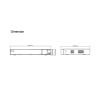 ENS ED9516H5NV-16P-ANB Titanium 16-Channel (16PoE) NVR, 160/160Mbps Bandwidth, 12MP Resolution, Embedded Linux, HDMI, VGA, Audio/Alarm, 2 SATA, HDD Not Included view 3