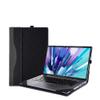 15.6-inch Laptop Cover Case for ASUS VivoBook 15 X1502 M1502 X1504 X1500,Detachable PU Leather Protective Shell Laptop Sleeve Accessory Bag (Dark Grey) view 1