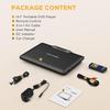 14.1" HD Swivel Portable DVD Player - Region-Free, Long Battery Life, Dual Speakers (Black) view 2