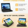 14.1" HD Swivel Portable DVD Player - Region-Free, Long Battery Life, Dual Speakers (Black) view 4