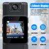 Yoidesu Body Camera Video Recorder, 1080P Wearable Police Body cam with Night Vision, Small Worn Camera with 180 Rotatable Lens and Clip for Law Enforcement Guard view 3