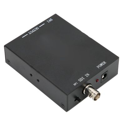 SDI to DVI Converter, SDI to HD Multimedia Interface/DVI Converter HD 1080P, SDI to HD Multimedia Interface Converter Supports HDSDI 3GSDI AC 100240V (US Plug)