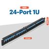 Everest 24 Port Keystone Patch Panel (4-Pack) - Removable 6-Port Panels - Use with Slim Profile Keystones ONLY (Wider Jacks May not fit Side by Side) view 2
