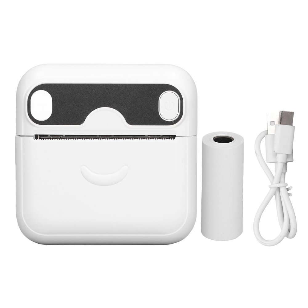 Hyuduo Mini Thermal Photo Printer Pocket Handheld Printer with Powerful APP Compact Lightweight Multifunctional for Office Home Students Wide Application