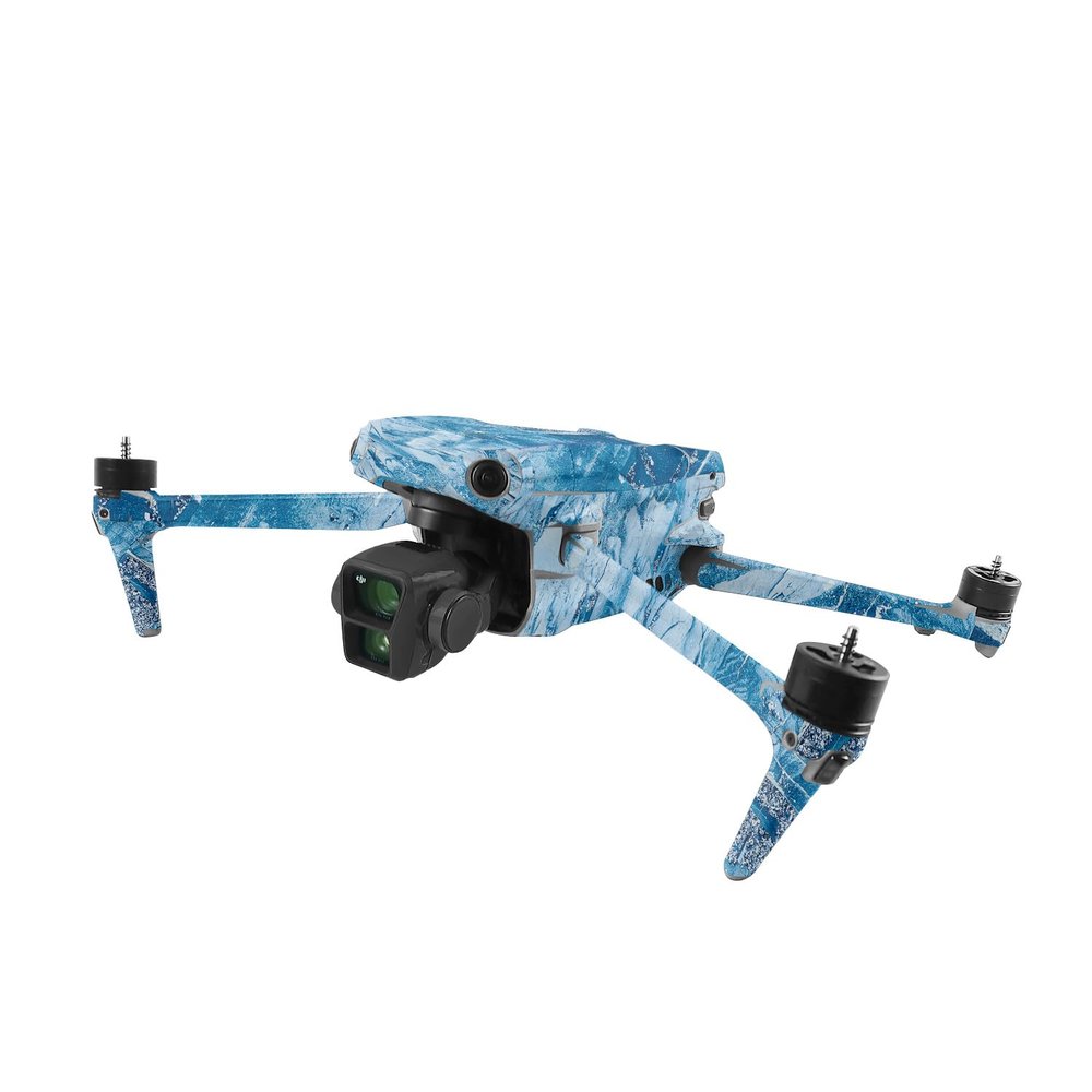 MightySkins Skin Compatible with DJI Air 3 - Winter Rock | Protective, Durable, and Unique Vinyl Decal wrap Cover | Easy to Apply, Remove, and Change Styles