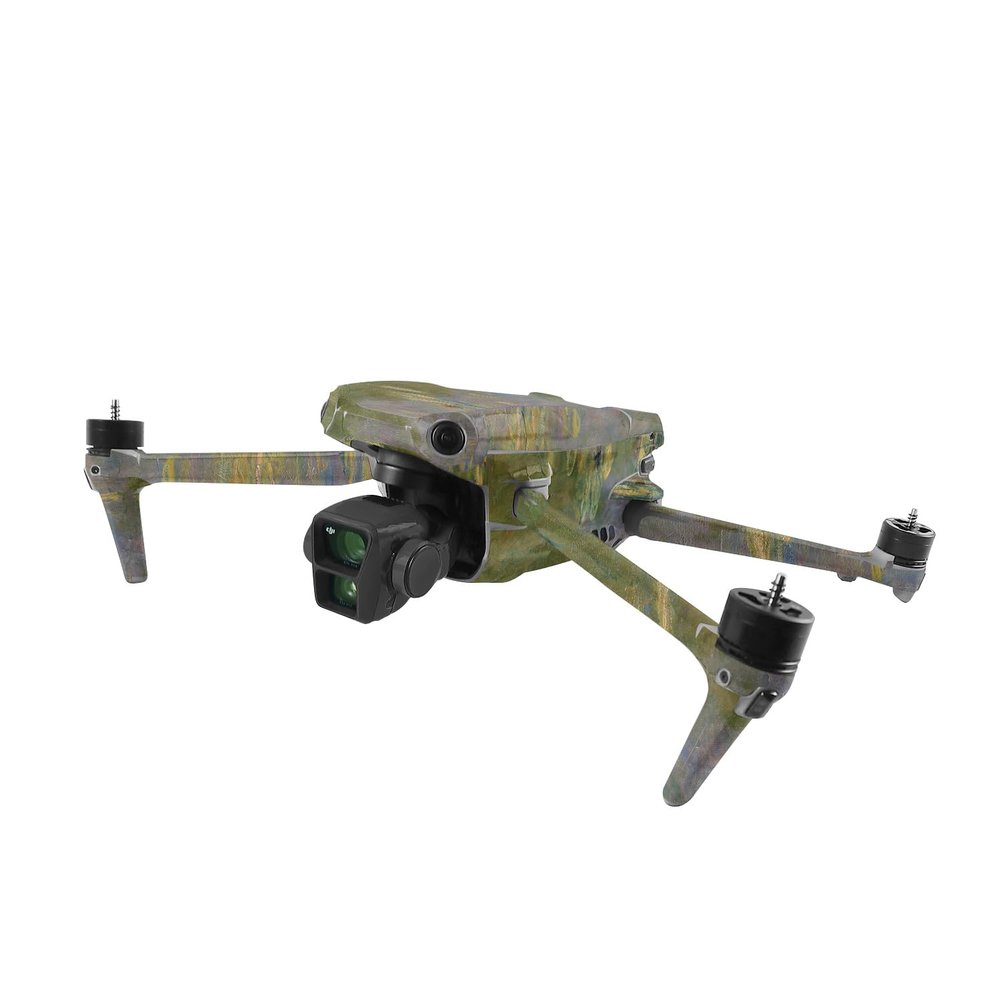 MightySkins Skin Compatible with DJI Air 3 - Water Lilies | Protective, Durable, and Unique Vinyl Decal wrap Cover | Easy to Apply, Remove, and Change Styles