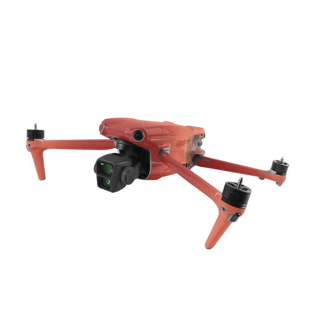 MightySkins Skin Compatible with DJI Air 3 - Red Horizon | Protective, Durable, and Unique Vinyl Decal wrap Cover | Easy to Apply, Remove, and Change Styles