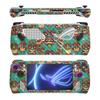 MightySkins Carbon Fiber Skin Compatible with Asus ROG Ally - Crazy Tikis | Protective, Durable Textured Carbon Fiber Finish | Easy to Apply view 1