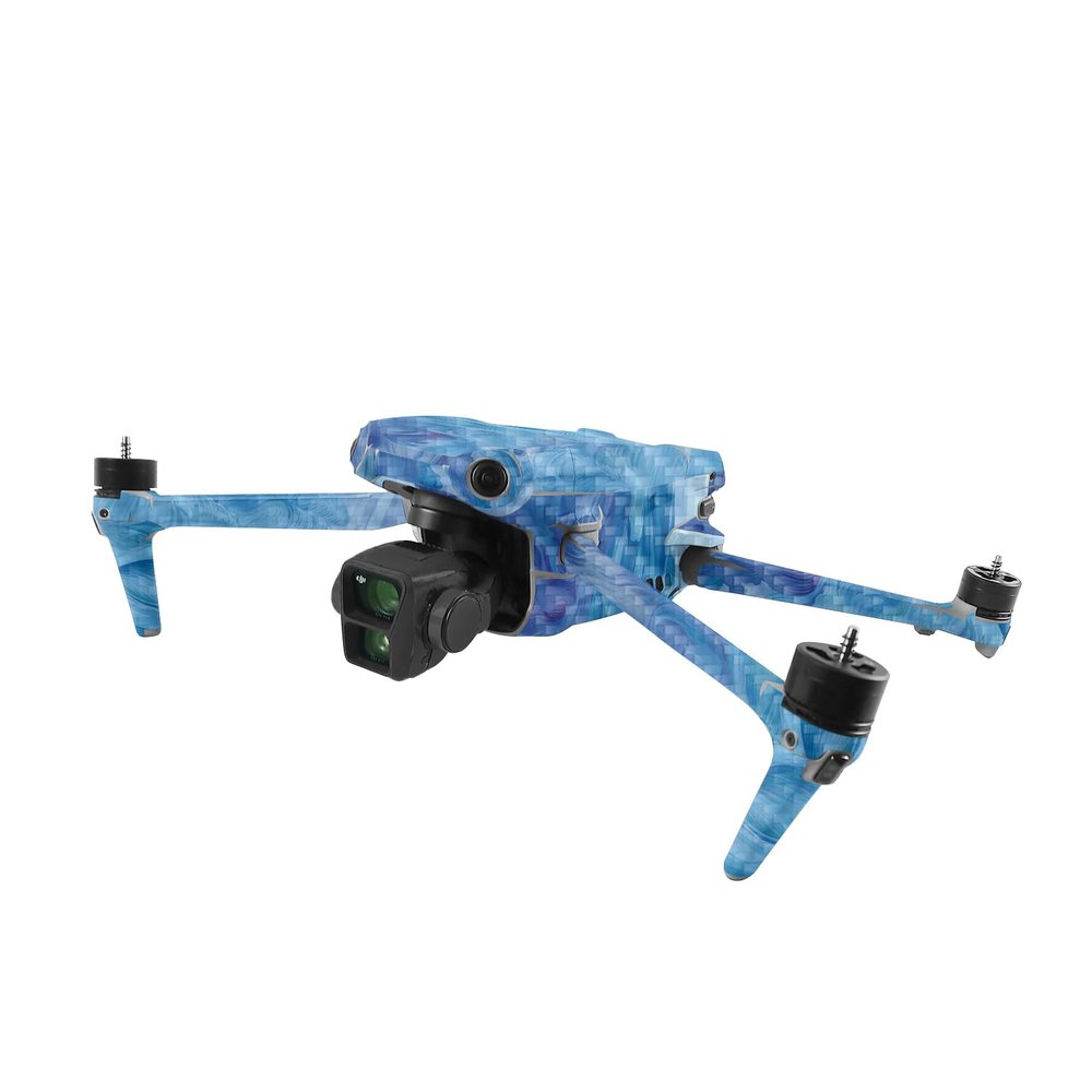 MightySkins Carbon Fiber Skin Compatible with DJI Air 3 - Cell Phone Towers | Protective, Durable Textured Carbon Fiber Finish | Easy to Apply