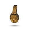 MightySkins Carbon Fiber Skin Compatible with Skullcandy Crusher ANC 2 - Cheetah Girl | Protective, Durable Textured Carbon Fiber Finish | Easy to Apply view 1