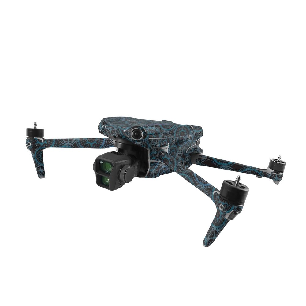 MightySkins Skin Compatible with DJI Air 3 - Compass Tile | Protective, Durable, and Unique Vinyl Decal wrap Cover | Easy to Apply, Remove, and Change Styles
