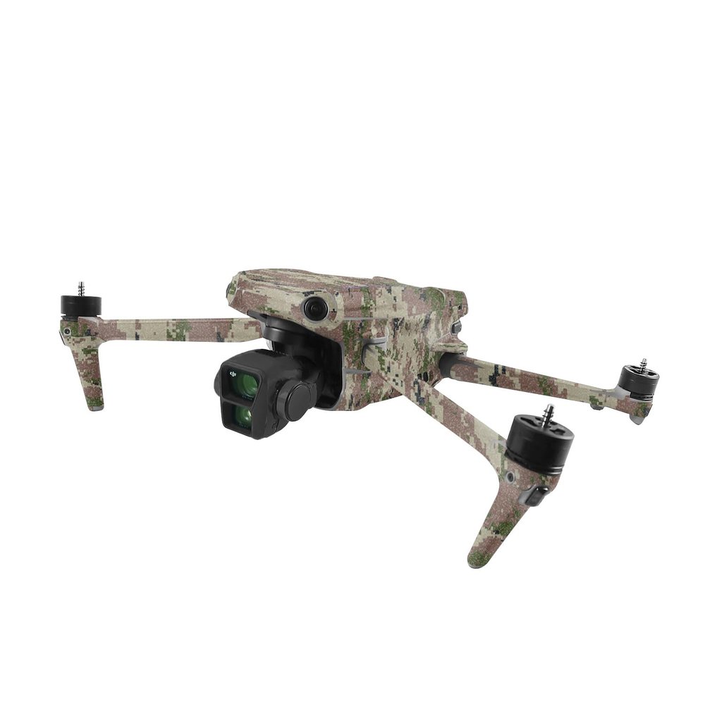 MightySkins Glossy Glitter Skin Compatible with DJI Air 3 - Urban Camo | Protective, Durable High-Gloss Glitter Finish | Easy to Apply, Remove, and Change Style