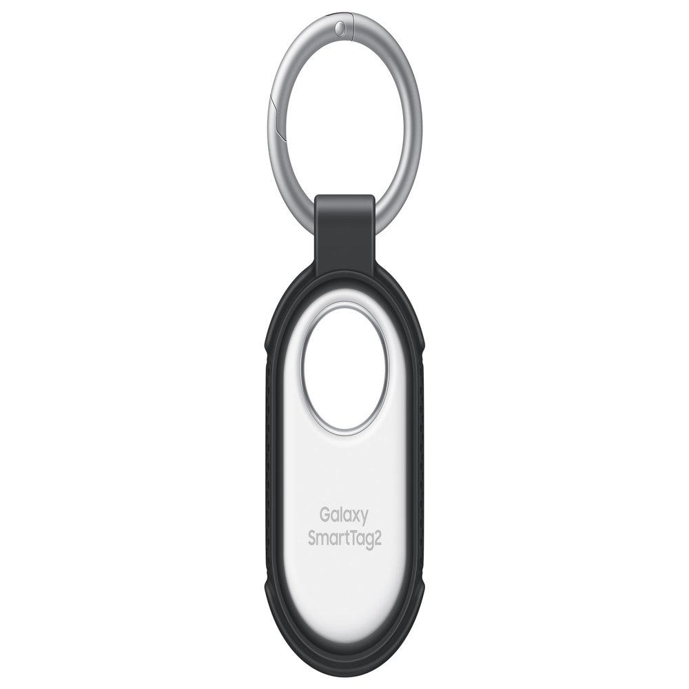 SAMSUNG Galaxy SmartTag2 Rugged Case, GPS Tracker Holder, Tracking Device Protective Cover with Key Ring, Non-Slip Pattern on Side, Bumper Protection on Bottom, EF-RT560TBEGUS, Black