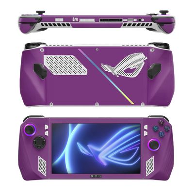 MightySkins Skin Compatible with Asus ROG Ally - Solid Purple | Protective, Durable, and Unique Vinyl Decal wrap Cover | Easy to Apply, Remove, and Change Styles