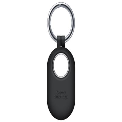 SAMSUNG Galaxy SmartTag2 Silicone Case, GPS Tracker Holder, Tracking Device Protective Cover with Key Ring, Soft Touch, EF-PT560CBEGUS, Black