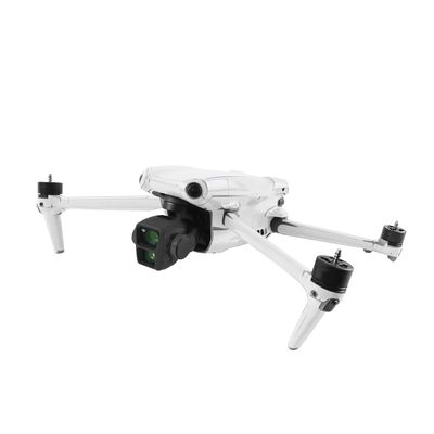 MightySkins Glossy Glitter Skin Compatible with DJI Air 3 - Solid White | Protective, Durable High-Gloss Glitter Finish | Easy to Apply