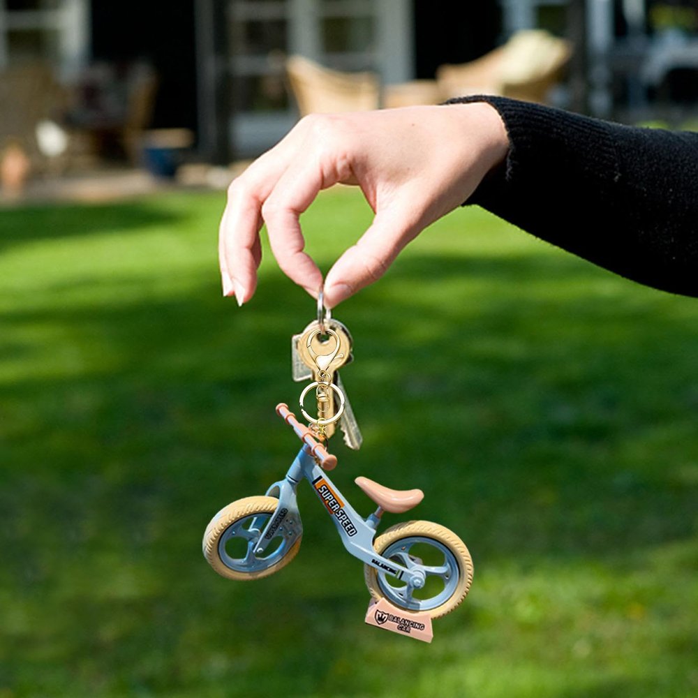 Mini Keychain Toy | Bike Shape Movable Keychain, Motorcycle Key Ring - Dirt Bikes Keychain, DIY Keychain Movable, Bike Shape, DIY Assembled Toys for Gift Yuxun