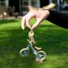 Mini Keychain Toy | Bike Shape Movable Keychain, Motorcycle Key Ring - Dirt Bikes Keychain, DIY Keychain Movable, Bike Shape, DIY Assembled Toys for Gift Yuxun view 1