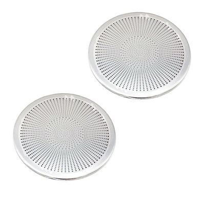 alittlepanda Interior Matte Silver Rear Door Speaker Round Cover Mesh Grille Designed for Model Y