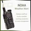 UV-K5 Radio USB-C Charger Dual Band Rechargeable with NOAA Weather Alert AM/FM 5W with Programming Cable view 4