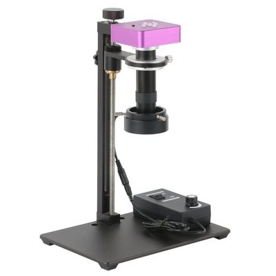 VAKUUM Lab Microscope Slides 2K HD 51MP Digital Microscope Camera Zoom C-Mount Lens Microscope Parts (Color : B Set)