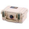 ColorCase Pelican Protector 1120 Case Desert Tan - Small Size Waterproof Case (Case Only) - OD Green Latches view 3